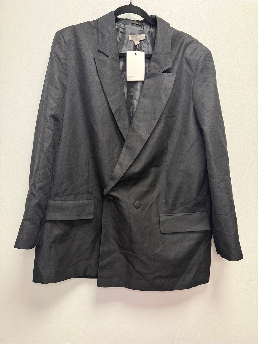 ASOS | Black Double-Breasted Blazer